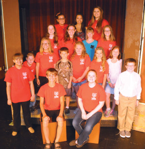 Cast of the play "Yearbook Reflections." (Photo by Richard Lamb)