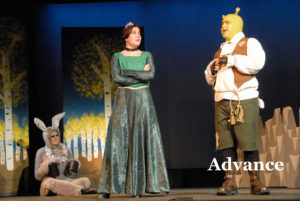 'Shrek the Musical' drew large crowds to the Rogers City Theater last weekend. (Photo by Peter Jakey)