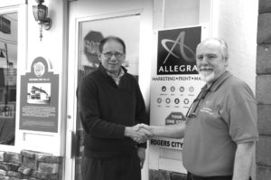 A NEW partnership between Presque Isle Newspapers, Inc. and Allegra Marketing Print and Mail will open the door to a host of printed products available locally, as announced by Advance publisher Richard Lamb and Allegra owner Ed Klimczak. 