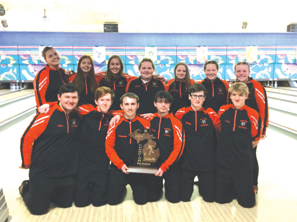 Both the boys and girls bowling team will represent Rogers City at the state championships