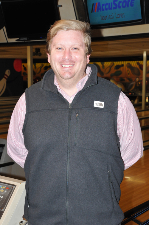 SETTING THE new series record at Nautical Lanes of 847 has still not set in for Al Gajewski, who was bowling for Calcite Credit Union last Friday when he broke the late John Darga’s two-decade record of 836. “I’ve been looking at that record for as long as I can remember coming to the lanes,” said Al. “If feels good to know that I’ll have a small mark on Nautical Lanes. There are a lot of quality bowlers here, and honestly, anybody could have broke the record. Things were just working for me that night,” he said. The first game was 268, while the second was his fourth, 300 game of his life. The last game was 279. In the series, he had 21 strikes in a row from game two to game three. His average is between from 210 to 220. (Photo by Peter Jakey)